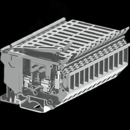 Клемма UK5/HESI испытательная с предохранителем , сечение 4 мм. кв., серая