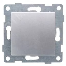 Выключатель переключатель проходной одноклавишный Ugra, механизм, 10А, 250В, серебро