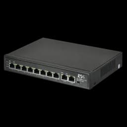 Коммутатор на 8 PoE портов RVi-1NS08F-2T (1G) NEW Rvi