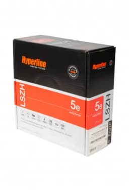 Кабель витая пара Hyperline FUTP4-C5E-P26-IN-LSZH-GY-100 (100 м)