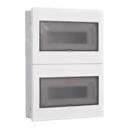 Корпус встраиваемый с прозрачной дверью 2 ряда 26 модулей IP41 ЩРВ-М