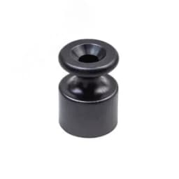 Изолятор для наружного монтажа, пластик, цвет черный (100 шт/уп) Бирони