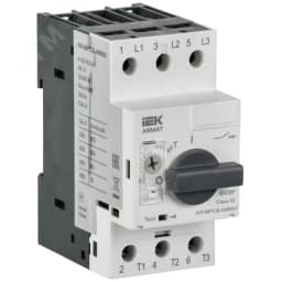 Автоматический выключатель защиты двигателя ARMAT A6 GV2P 4-6,3А IEK
