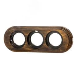Лизетта Рамка 3-х постовая, пластик, цвет Бронза