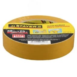 Скотч двухсторонний 38 мм MASTER ЗУБР