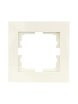 Рамка 1-местн. горизонт. VESNA кремов. LEZARD 742-0300-146