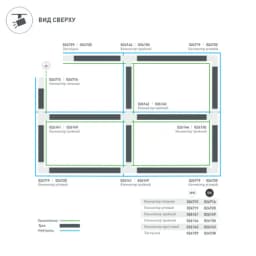 Коннектор тройной Arlight LGD4TRCONINTL2WH C IP20 Пластик 026141