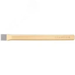 Зубило плоское DIN 6453, ширина резца 25 мм, (23X13)X250 мм, плоско-овальный профиль, полировка