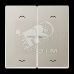 Клавиша для кнопки BCU благородная сталь JUNG