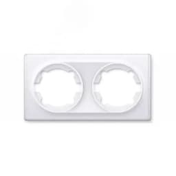 Рамка двойная, цвет белый (серия Florence) 2172783 ССТ