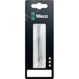 Бита 867/4 Z TORX SB вязкая твердость хвостовик 1/4 E 6.3 TX 10X89 мм 1 шт с держателем-еврослот WERA
