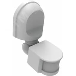 Датчик движения инфракрасный ДДИ-101 02 1200Вт 2-12м 180градус чёрный Dekraft