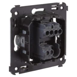 Выключатель 1-кл. СП Avanti «Черный матовый» DKC 4412103