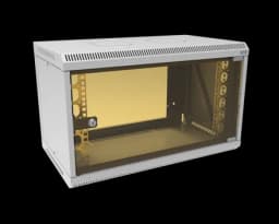 Шкаф телекоммуникационный настенный разборный МИКсистем 19" Lite 6U 600*350 дверь стекло