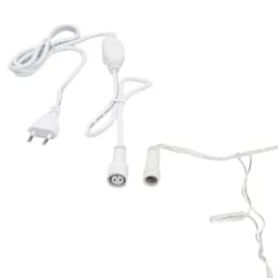 Гирлянда светодиодная Занавес 2х08м 160 LED ТЕПЛЫЙ БЕЛЫЙ прозрачный ПВХ IP65 эффект мерцания 230В соединяется NEONNIGHT нужен шнур 3035001 235336