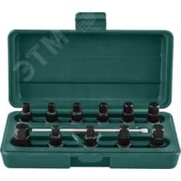 Комплект для откручивания масляных пробок, 12 предметов