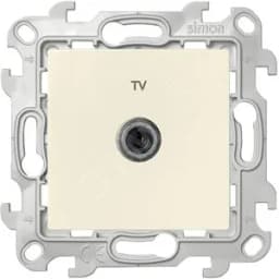 Розетка ТВ оконечная, слоновая кость Simon