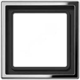 Рамка 1-я для горизонтальной/вертикальной установки  Серия- LS990  Материал- металл  Цвет- полированный хром JUNG