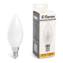 Лампа светодиодная Feron LB717 Свеча E14 15W 2700K 38255