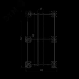 Опорная конструкция для установки оборудования TECHNORAPTOR FOOT 1500х3000 тип 4
