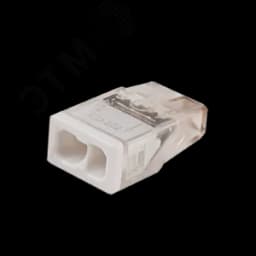 Клеммы монтажные PTC-2P 2273-202 450V 32A 0,14-4.0mm2 , 2 отверстия, прозрачные, 100 шт. JazzWay