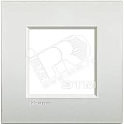 LivingLight Рамка AIR 1 пост Белый жемчуг