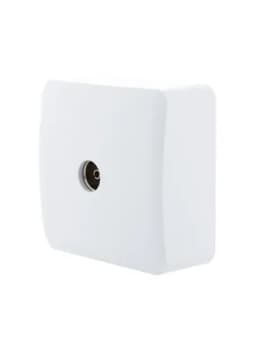 Розетка телевизионная оконечная TV 1-м ОП Viola бел. LEZARD 751-0200-130