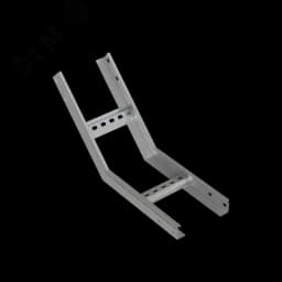 Угол лестничный вертикальный внутренний 45 гр. 50х400х2,0 мм N