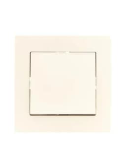 Рамка 1-местн. горизонт. VESNA кремов. LEZARD 742-0300-146