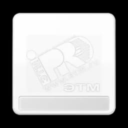 Клавиша для выключателя и кнопки с полем для надписи белая CD590NABFWW JUNG