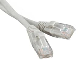 Патч-корд RJ45-RJ45, 4 пары, UTP, кат.5е, LSZH (0,3м) Hyperline PC-LPM-UTP-RJ45-RJ45-C5e-0,3M-LSZH-GY
