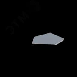 Крышка лотка монтажного углового 45 горизонтального ЛР45Г.200.15.318.1,5.1