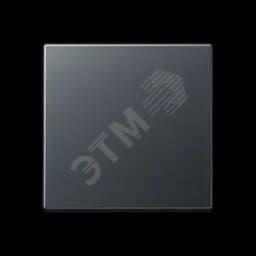 Клавиша 1-я для выключателей и кнопок без подсветки. Серия A500 Материал- дуропласт Цвет- матовый антрацит