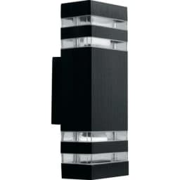 Светильник садовопарковый Feron DH0807 на стену вверхвниз E27 230V черный 41154