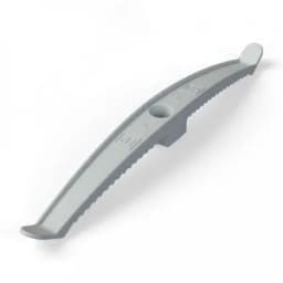 Держатель кабеля двусторонний для прямого монтажа в гофроящике серый (100 шт/кор)