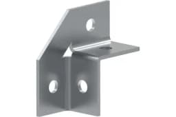 Соединитель УМС угловой усиленный 90° 4 отверстия SUU-4-90 сталь 3 ГОСТ 380-2005 1 шт