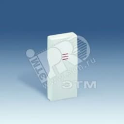 Клавиша узкая с индикатором для 75201-, 75253-, 75150-69, S82C, алюминий