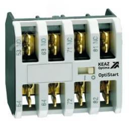 Блок контактный OptiStart K-MX-F1031 фронтальный 3НО+1НЗ, клеммы фастон, для мини-контакторов M КЭАЗ Optima