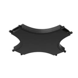 Коннектор питания Xобразный Radity черный Technical TRA084CX11B