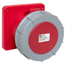 Розетка стационарная внутренняя 3442 3Р+РЕ 125А 380В IP67 EKF PROxima