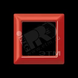 Рамка 1 пост универсальная красная