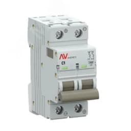 Выключатель автоматический AV-10 DC 2P 1A (C) 10kA AVERES