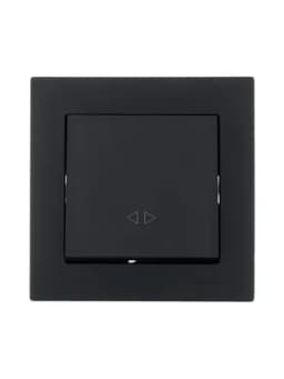 Выключатель промежуточный 1-кл. СП Vesna механизм черн. бархат LEZARD 742-4288-107