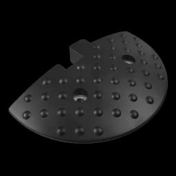 Лежачий полицейский ИДН 300-2 концевой элемент РЕЗИНА.