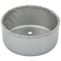 Коронка кольцевая по кафелю карбидная, глубина пропила 25 мм, 64 мм