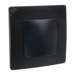 Вывод кабеля IP21 Etika с зажимом для кабеля антрацит