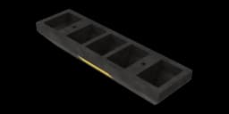 Колесоотбойник КП 0,55 композитный (полимерпесчаный) (П)