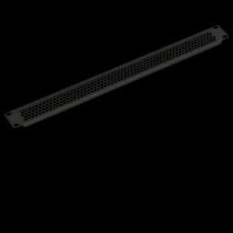 Фальш-панель 1U, перф., черный RAL 9004 SYSMATRIX BP 0018.900