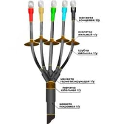 Муфта кабельная концевая 1ПКНТп-5х(150-240)без наконечников Нева-Транс