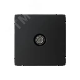 ARTGALLERY TV ТВ розетка проходная 4DB, механизм, карбон Systeme Electric